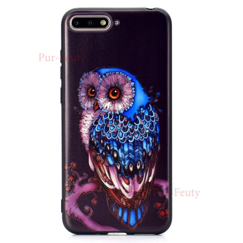 TPU чехол для huawei Honor 9 Lite 7 S 7A 7X 6X 6C наслаждаться 6 S Play 7 3D окрашенные телефон Обложка для huawei Honor 7A A7 5,45 ''Дуа L22 LX2