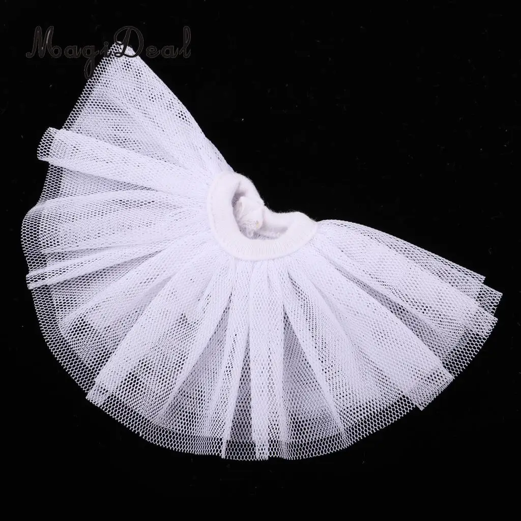 Handmade Beautiful Mesh Skirt for 1/6 BJD Girl Dolls Party Dress Up Clothing Accessories