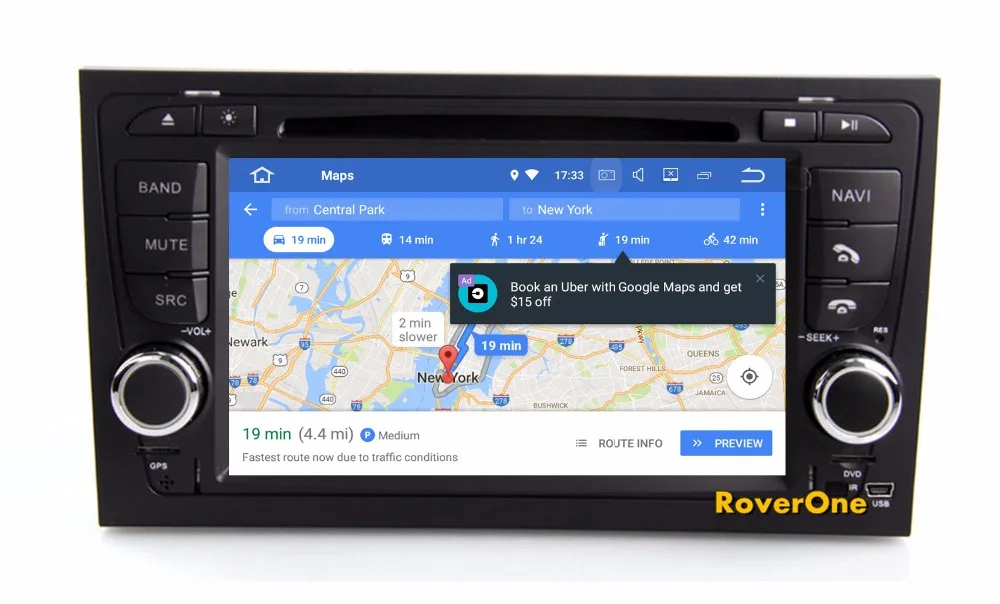 Clearance RoverOne Android 8.0 Car Multimedia System For Audi A4 S4 RS4 Radio Stereo DVD GPS Navigation Media Music Player PhoneLink 11