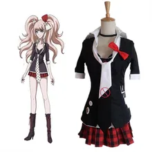 Junko Enoshima Emboitement Inushio Kimuchi Dangan-ronpa Trigger Happy Estrago Símbolo de la Marca Registrarse Cosplay