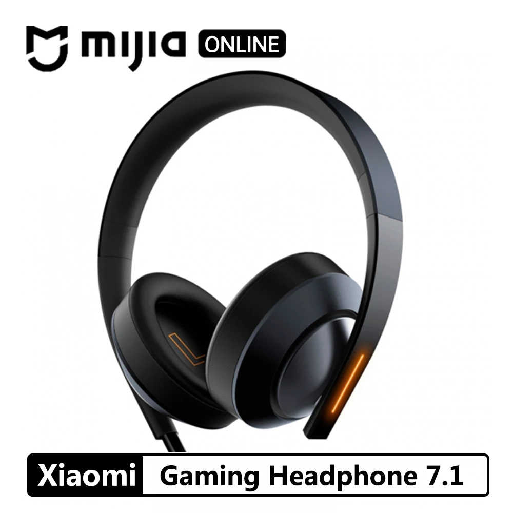 Xiaomi Mi Gaming Headphone 7.1 Virtual Surround Stereo With Backlit Anti-noise Headset Stereo Heavy Bass For PC Laptop Phone