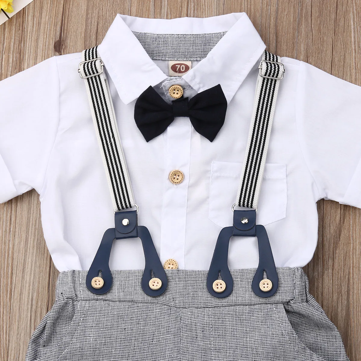 0-24M Newborn Infant Baby Boys Gentleman Clothes Set Birthday Wedding Formal Costumes For Baby Boys New