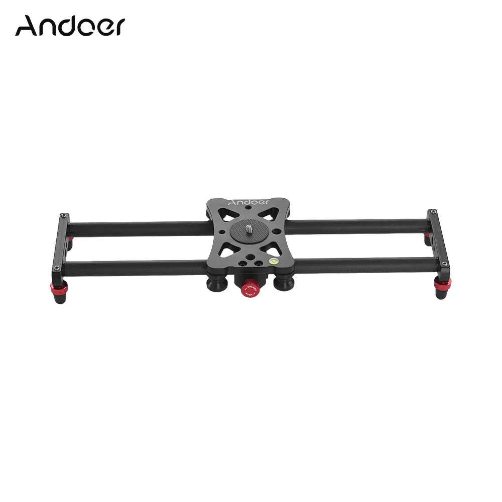 Andoer 40 см портативный мини-слайдер из углеродного волокна для фотосъемки Видео слайдер с держателем телефона для экшн-камеры GoPro Hero DSLR