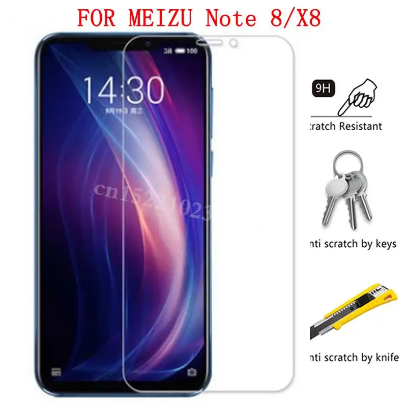 

Tempered Glass Screen Protector For Meizu X8 Tempered Glass For MEIZU Note 8 Protective Film Glass