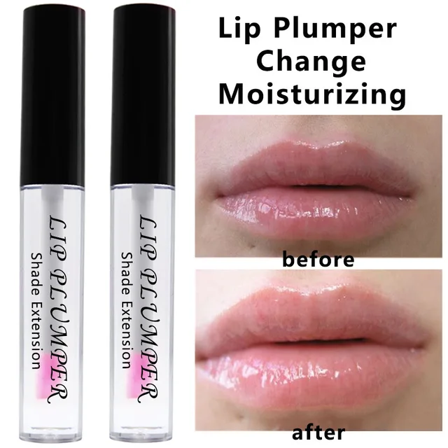 Brand Plump Lips Moisturizer Transparent Lipgloss Makeup Waterproof