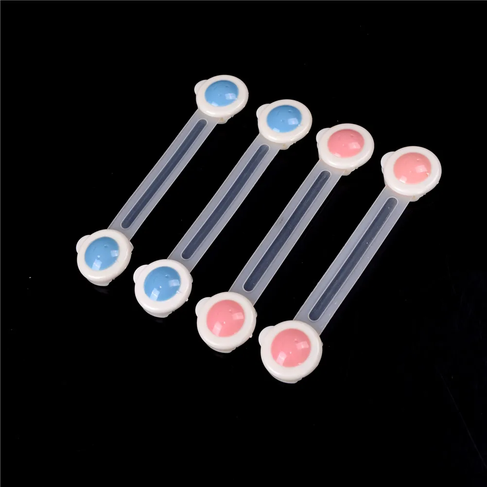 

2Pcs Children's Safety Locking Plastic Lock Children Protection Lock Doors Cabinet Drawers Baby Safety Children Castles