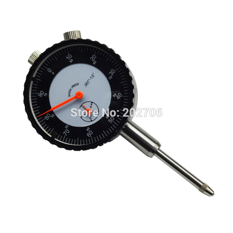 Range 0 1" Dial Indicator Gauge 1 inch Meter Precise 0.001" inch