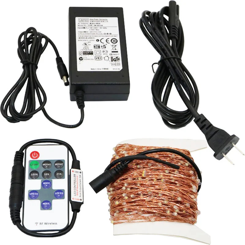 165FT/50M LED remote control copper wire fairy lights bright warm white starry lights for Christmas holiday wedding garden decor 165FT/50M LED remote control copper wire fairy lights bright warm white starry lights for Christmas holiday wedding garden decor