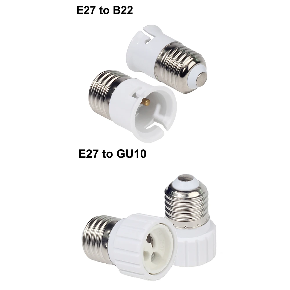 1 шт. Цоколь для светодиодной лампы E27 E14 G9 E12 B22 G4 MR16 GU10 E40|adapter for led|adapter gu10 mr16adapter e14 to