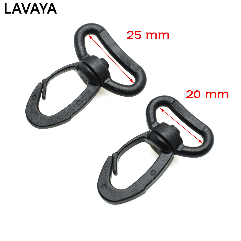 

1pcs 20mm 25mm Heavy Duty Plastic Snap Hooks for Weave Paracord Lanyard Backpack Straps Outdoor sports bag accessories
