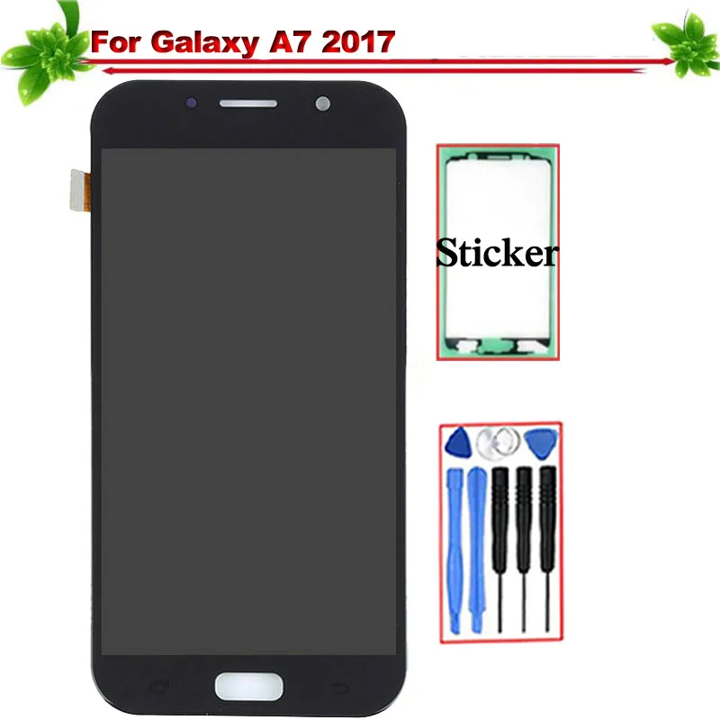 

for Samsung Galaxy A7 2017 A720 LCD Display Touch Screen Digitizer Assembly Replacement for Galaxy A7 2017 A720F A720M Lcd Oled