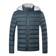 4XL 2017 New Winter Jacket Men Outwear Warm Cotton-Padded Jacket Fashion Thick Thermal Men Parkas Casual Hooded Coat Men Clothes