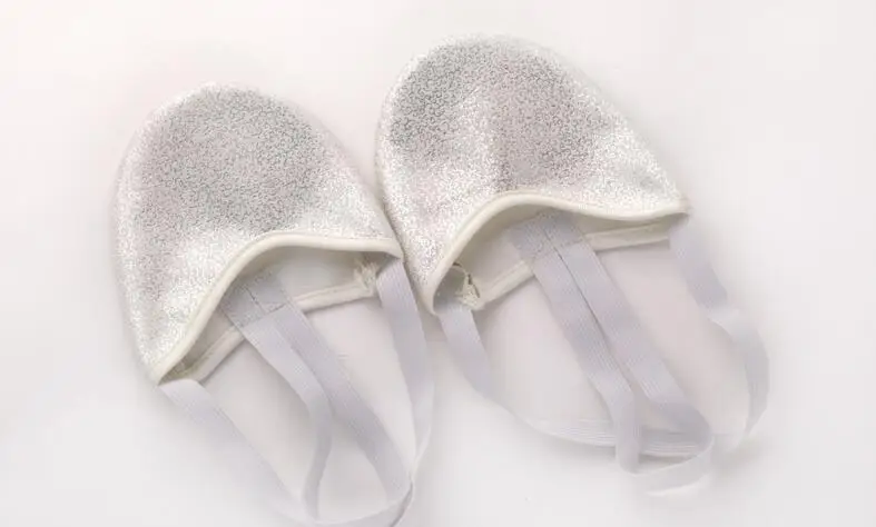 EU34-EU41 для женщин художественная гимнастика половина подошва балетная танцевальная обувь для танца живота пальцы ног протектор золотой бежевый