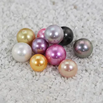 

Amazing Freshwater Oyster with White Edison's Pearl inside, 9-13MM Edison Pearl Gift for Women party DIY Jewelry 9 Colors PJW315