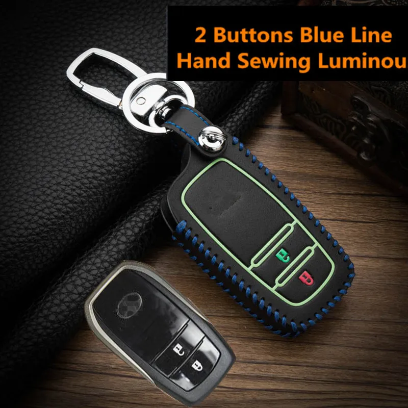 Luminous-Leather-Car-Smart-Key-Cover-Case-For-Toyota-Camry-Coralla-Crown-RAV4-Highlander-2015-2 (1)