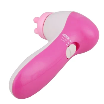 

Multifunctional Electrical Facial Brush Cleaner Set Rolling Massager with Makeup Sponge Skin Polishing Stone Face Care Tool