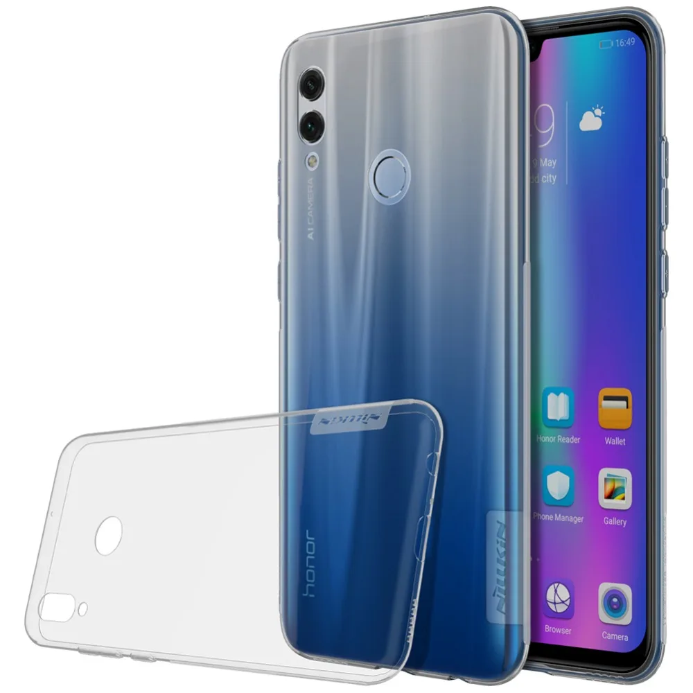 Чехол для Huawei Honor 10 Lite Nillkin силиконовая задняя крышка мягкий прозрачный чехол из