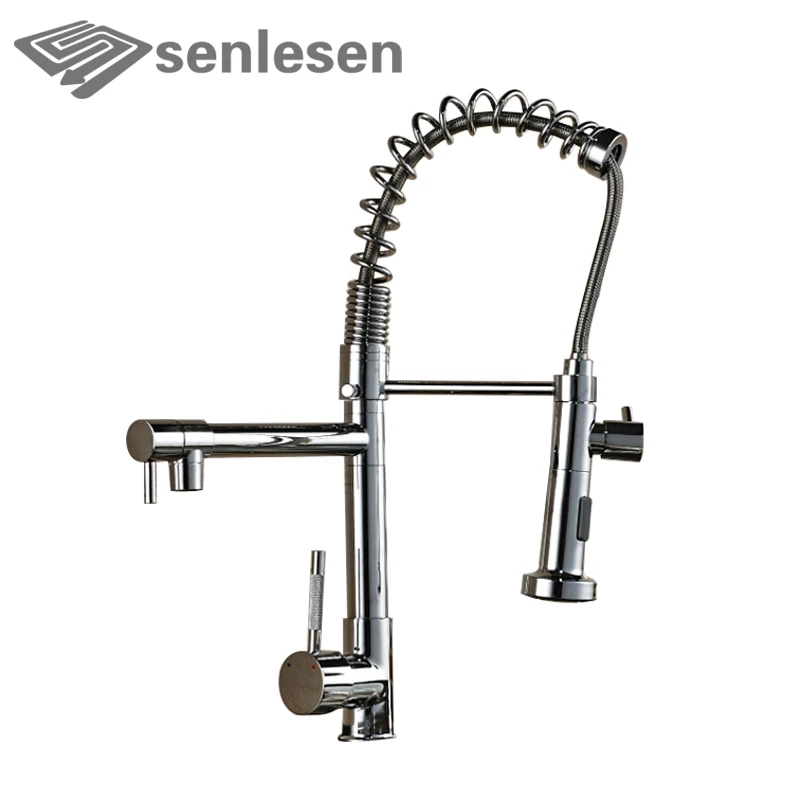 Senlesen кран для ванной настенный керамический клапан смеситель для горячей и холодной воды Para смеситель для ванной комнаты Золотой латунный