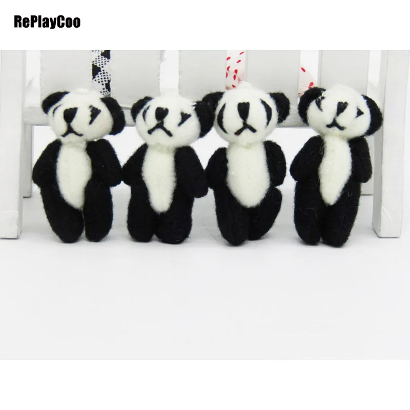 50 Pcs Lot Kawaii Panda Kecil Bersama Beruang Boneka Mainan Mewah