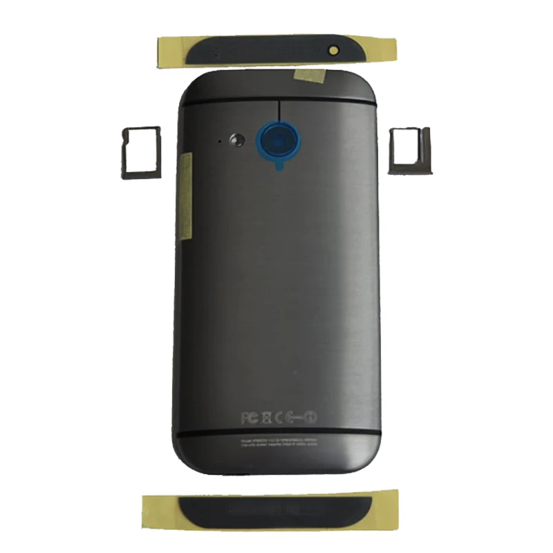 Для HTC One M8/M8 Mini Металлическая задняя крышка для аккумулятора с верхней/нижней