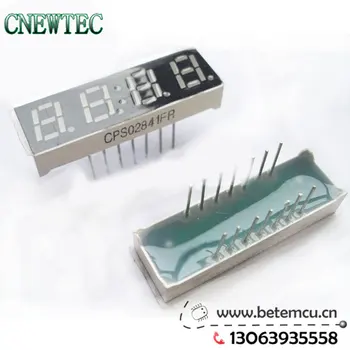 

CPS02841FR Common Anode 4Bit Digital Tube 7 segment 0.28" Red LED Display With the clock display 10PCS/LOT