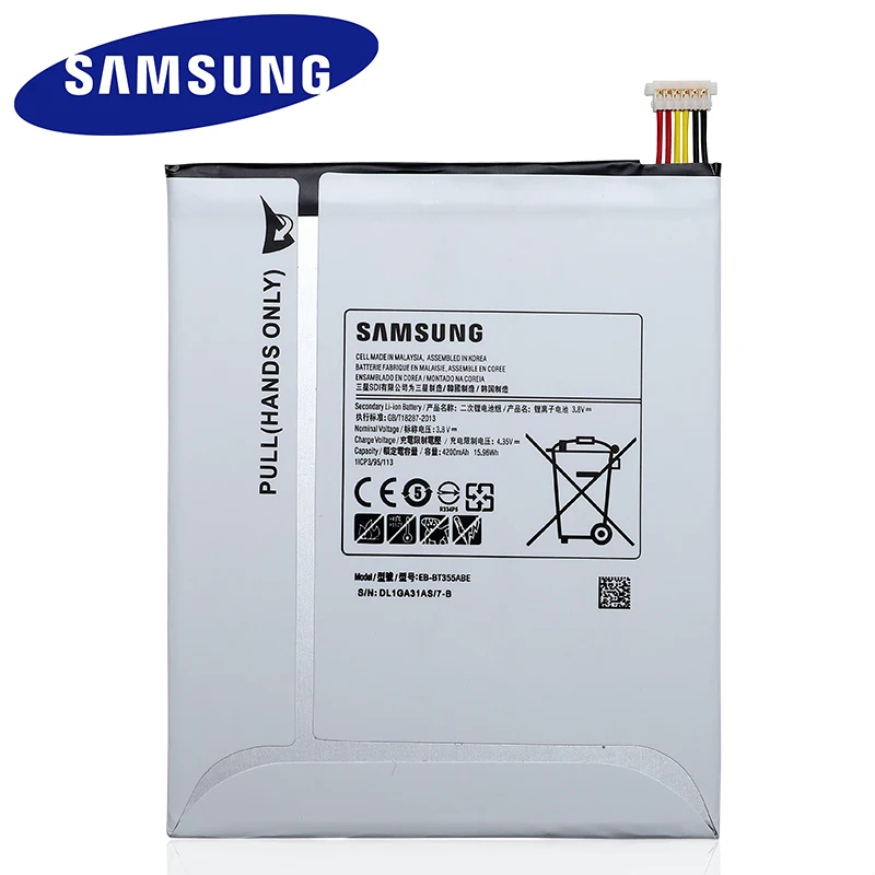 Планшет samsung Аккумулятор для samsung GALAXY Tab A 8,0 T355C EB-BT355ABE GALAXY Tab5 SM-T355 T350 SM-P350 P355C T357W