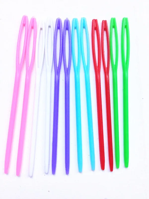 20 шт./лот вышивальная игла для рукоделия пластиковые вязальные спицы швейный