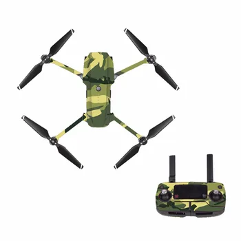 

[M0025] Camouflage for DJI Mavic Pro Decal Skin Sticker Drone Body + Remote Controller + 3 Battery Protection Film Cover