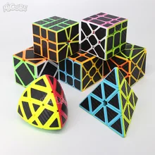Кубик из углеродного волокна магический куб скорость 3x3x3 2x2 3x3 4x4 5x5 Пирамида SQ1 перекос головоломка Neo Cubo Magico 2x2x2 4x4x4 игрушки для детей
