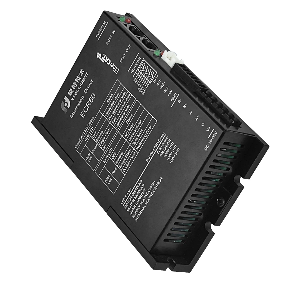 Заводской выпуск Nema 23 высокоскоростной EtherCAT Fieldbus Тип замкнутый цикл шаговый
