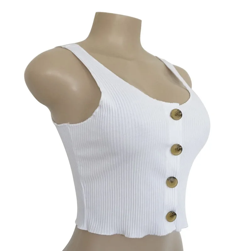 Women-Fashion-Sexy-Short-Sleeve-Crop-Top-Button-Solid-Color-Short-Section-Camisole-Casual-Wild-Jacket-Slim-Short-Shirt-TP0032 (7)