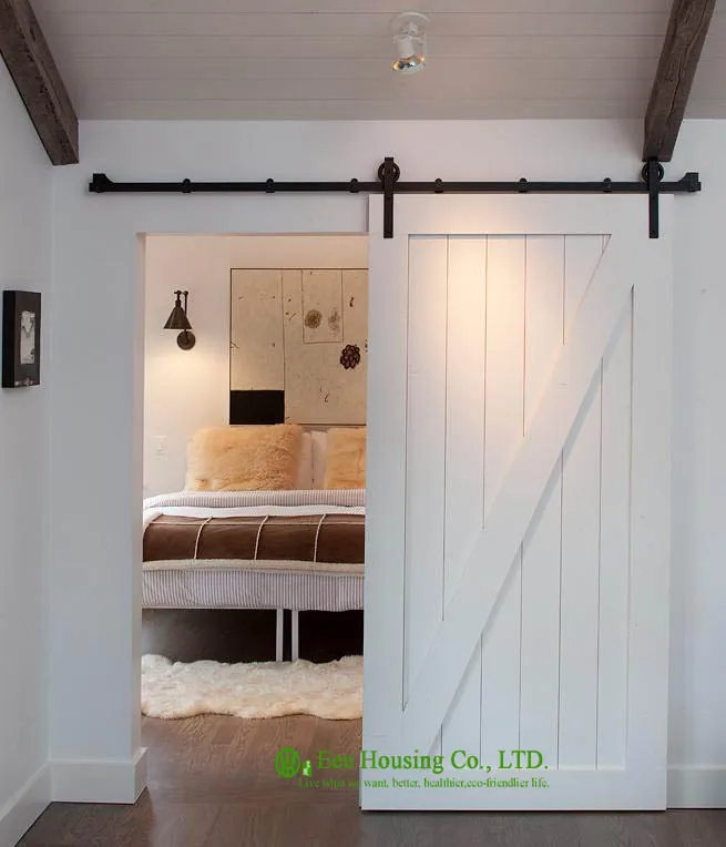 Us 375 0 Modern Sliding Barn Doors Interior Wood Doors For Sale Barn Door Hardware How To Build Barn Doors In Doors From Home Improvement On