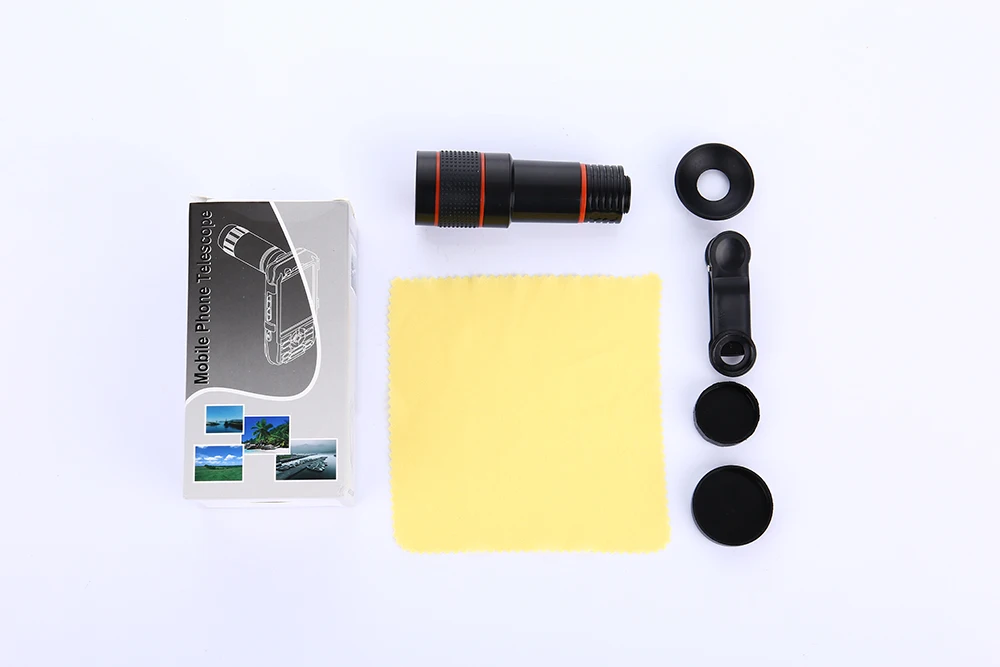 MOUSEMI 12X Mobile Phone Lens For iPhone Universal Clip 12x Zoom Celular Lens For Smartphone Camera Lenses on phone Telephoto   
