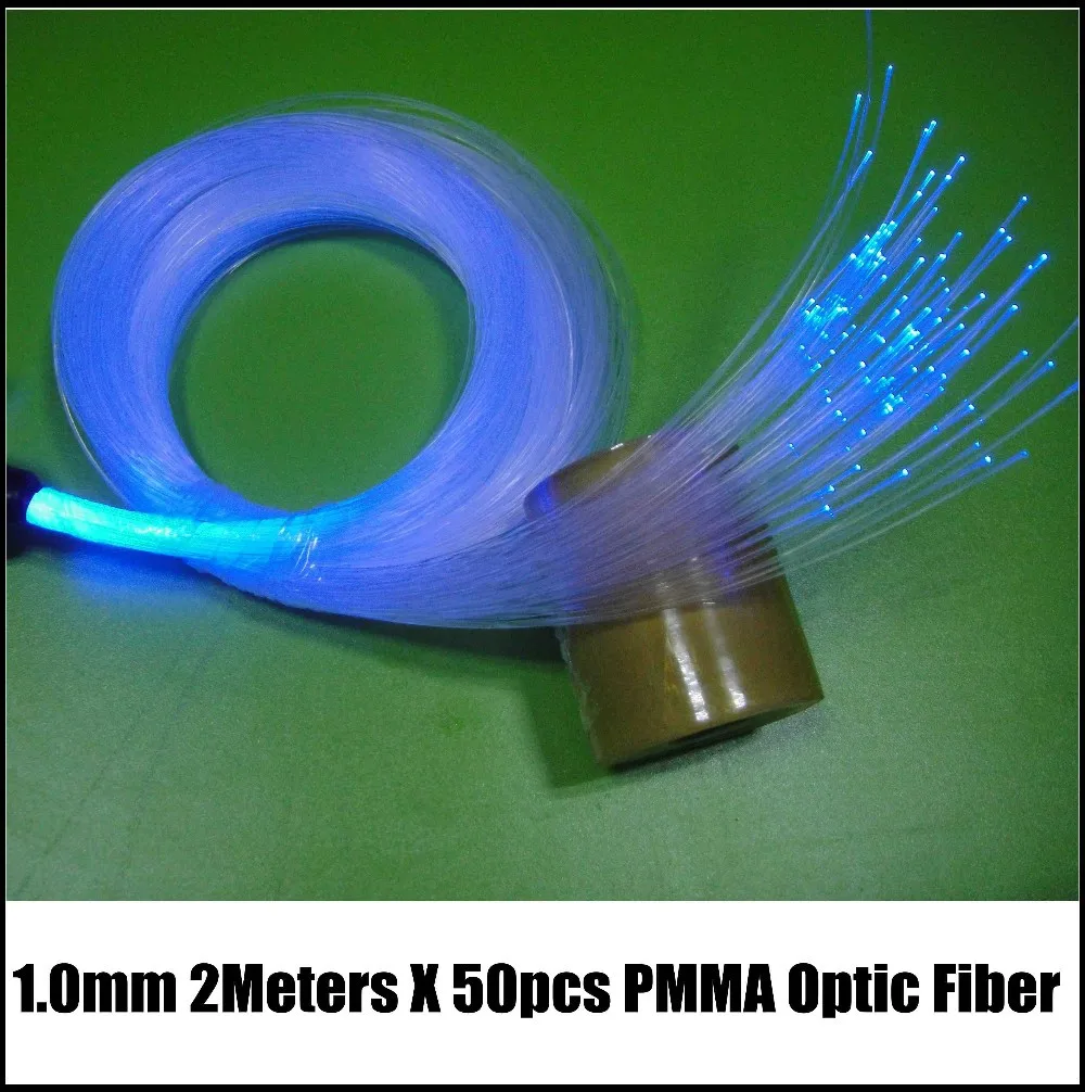 1.0mm 2m 50pcs pmma fiber