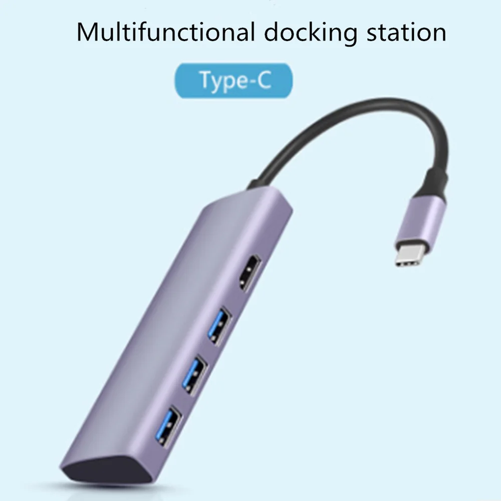 Thunderbolt 3 USB C концентратор USB-C type c до 3,0 концентратор HDMI конвертер hdmi адаптер для MacBook huawei mate 20 Pro type c usb-хаб