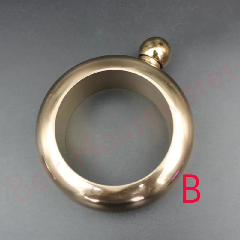 flask bracelet b Браслет фляга Спиртовая фляжка браслет 3,5 унций фляжка из нержавеющей стали металлическая фляжка Бутылка для виски Heupfles Petaca - Цвет: flask bracelet b