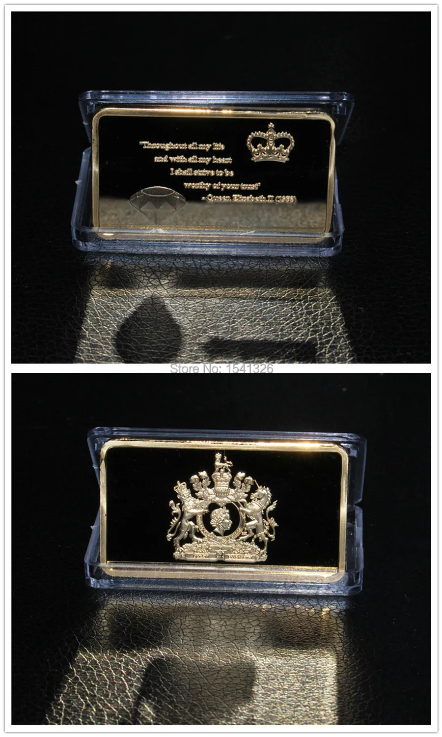 

QUEEN ELIZABETH II- Diamond Jubilee - COMMEMORATIVE GOLD PLATED BAR 50 pcs/lot DHL free shipping