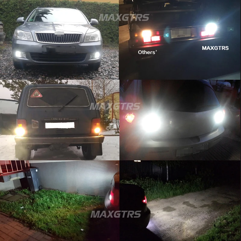 MAXGTRS автомобильный сигнальный задний светильник 1156 светодиодный BAU15S PY21W S25 3020 14SMD белый Abmer авто тормоз Задний стояночный фонарь
