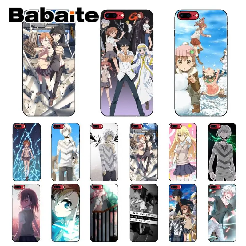 

Babaite A certain magical index Coque Shell Phone Case for Apple iPhone 8 7 6 6S Plus X XS MAX 5 5S SE XR Mobile Cases
