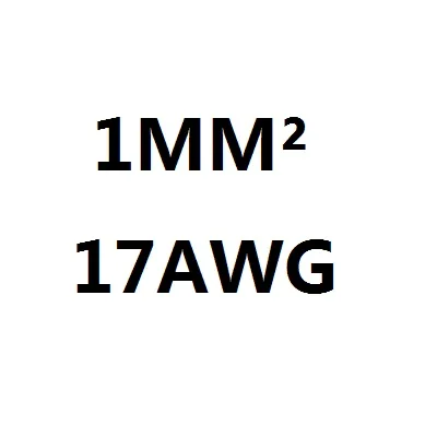 17 AWG 1MM2 RVV 2/3/4/5/6/7/8/10/12/14/16/18 ядер шпильки Медный провод электрический кабель RVV черного цвета