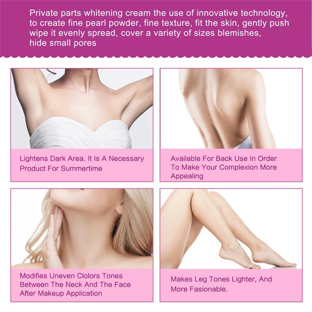 ELAIMEI Underarm Whitening Cream for Sensitive Area Skin Body and Private Parts Whitening Cream Skin Care Underarm Leg Arm knee
