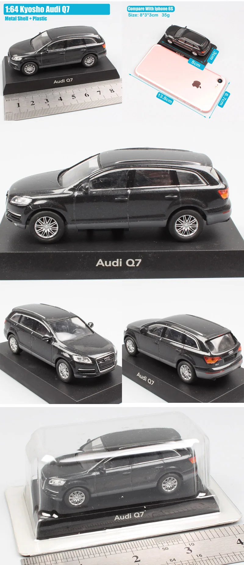 1: 64 Масштаб Мини kyosho A3 sportback A4 Q7 A8 TT купе родстер литая под давлением модель игрушечный автомобиль и автомобиль миниатюрный для детской коллекции