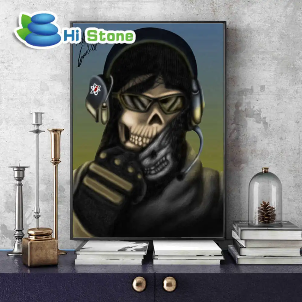 hi stone 5D DIY Strange man Diamond Painting Landscape Diy Full Diamond