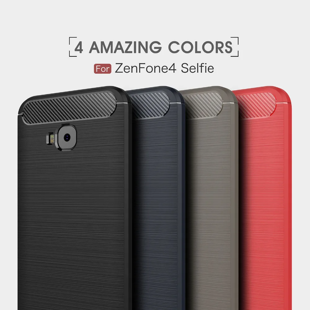 

UTOPER Luxury Soft Case For ASUS Zenfone Live ZB553KL Case Carbon Fiber Silicone Case For Asus ZenFone 4 Selfie ZD553KL Cover