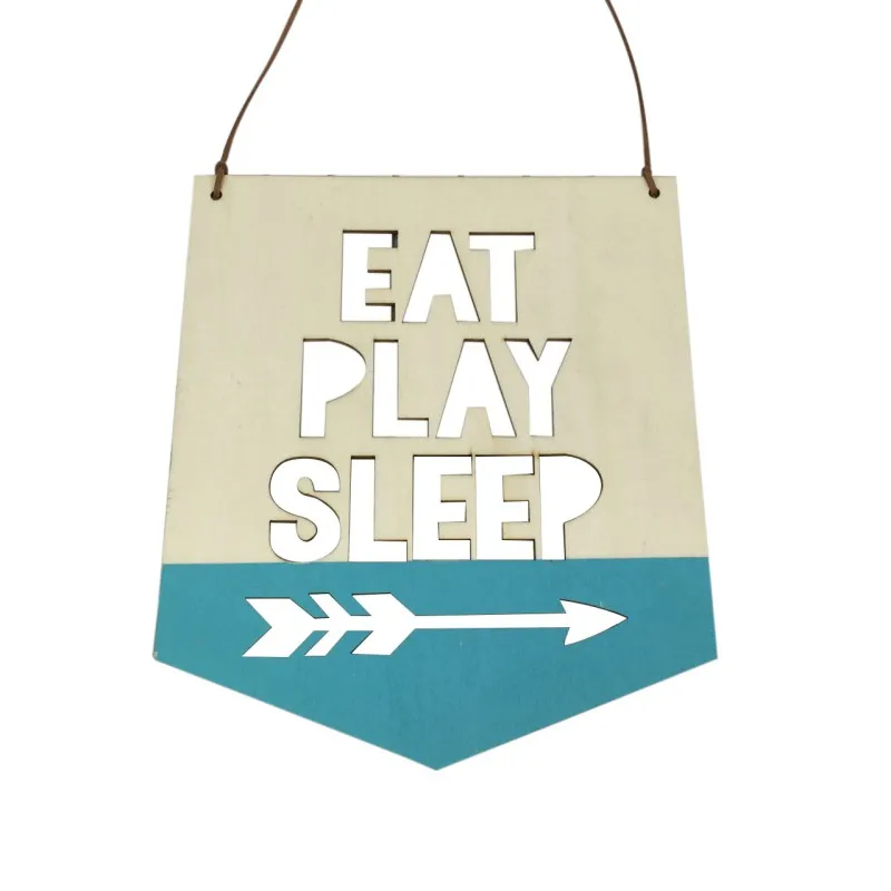 Buy 1 Pcs Home Decor DIY Positive Slogan Wood Wall