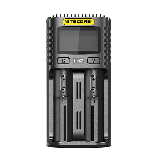 NITECORE UMS4 UMS2 SC4 интеллигентая(ый) быстрее зарядки превосходное Зарядное устройство с 4 слота Выход совместимый 18650 14450 16340 АА Батарея - Цвет: UMS2