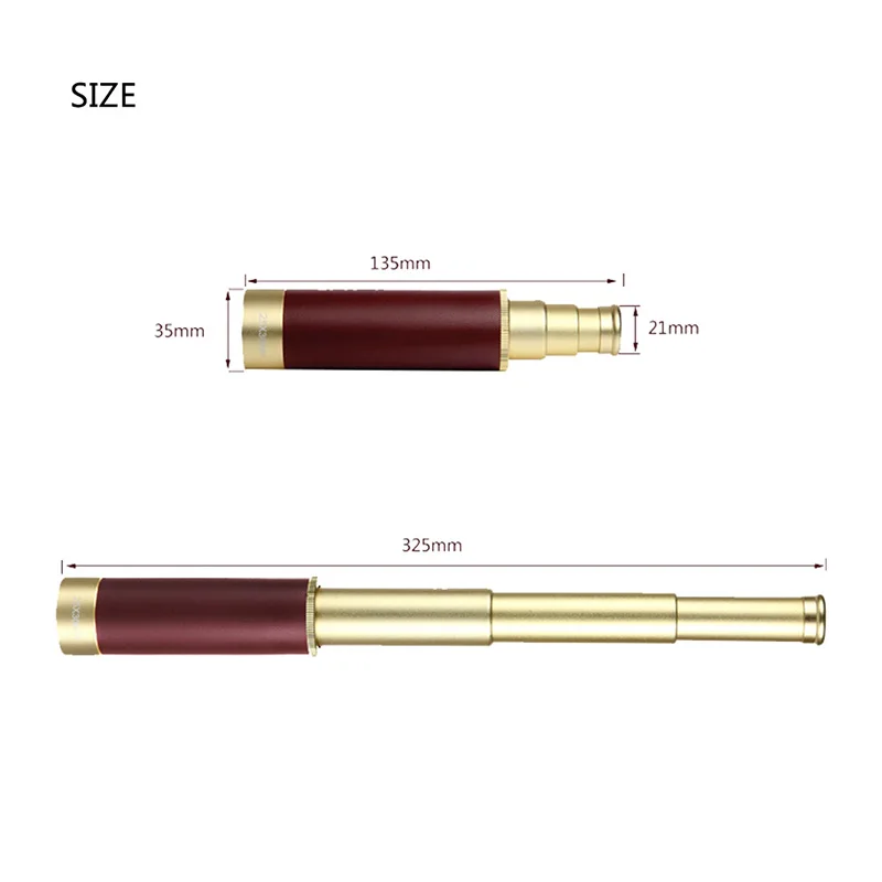 2018 جودة عالية تلسكوب تلسكوب 25x30 مناظير عالية مرات أحادية الأنبوب جيب أدوات للصيد في الهواء عالية الطاقة