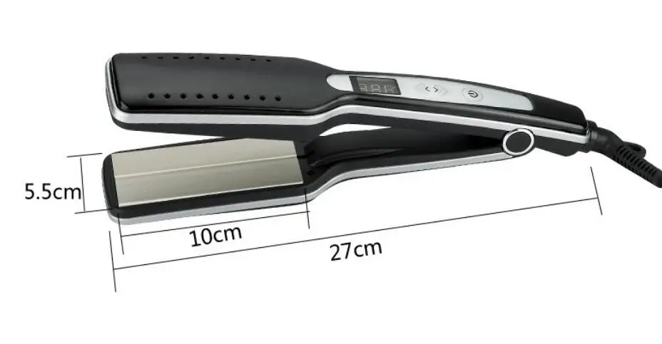 Профессиональный паровой выпрямитель для волос керамический паровой Инфракрасный нагревательный плоский утюг Steampod Salon 2 дюйма инструмент для укладки влажных волос