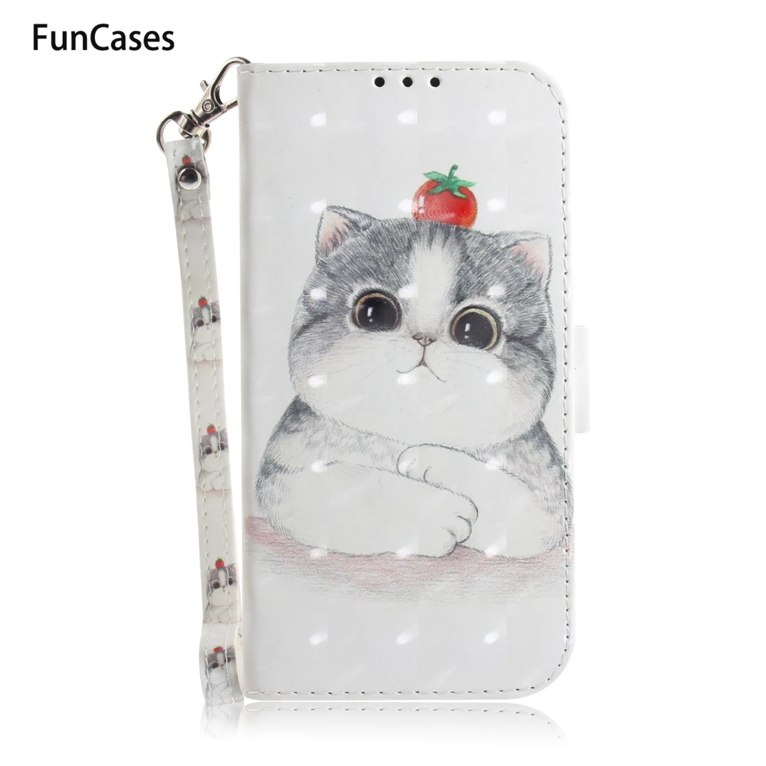 

3D Painted Case For Huawei P30 Pro PU Leather Flip Phone Bag sFor Huawei P30 Plus P Smart 2019 P20 Lite Pro Y5 2018 Y6 Y9 Casa