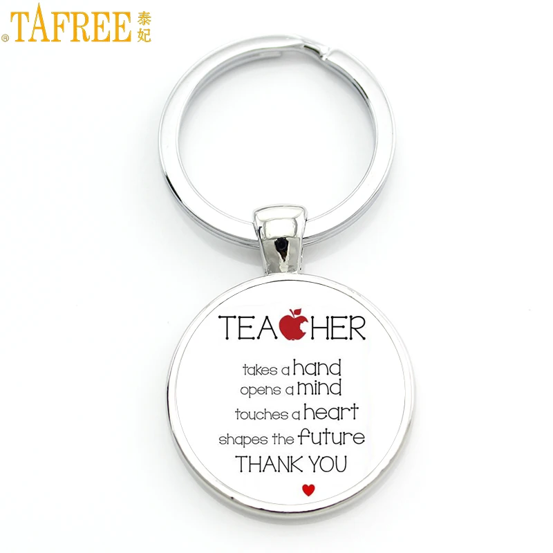 TAFREE 2017 new teachers gifts great teacher keychain teaching is a work of heart key chain ring holder men women jewelry CT671 цена TAFREE 2017 new teachers gifts great teacher keychain teaching is a work of heart key chain ring holder men women jewelry CT671 цены онлайн